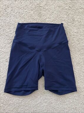 OFFLINE XTRA High-Waist Navy Bike Shorts